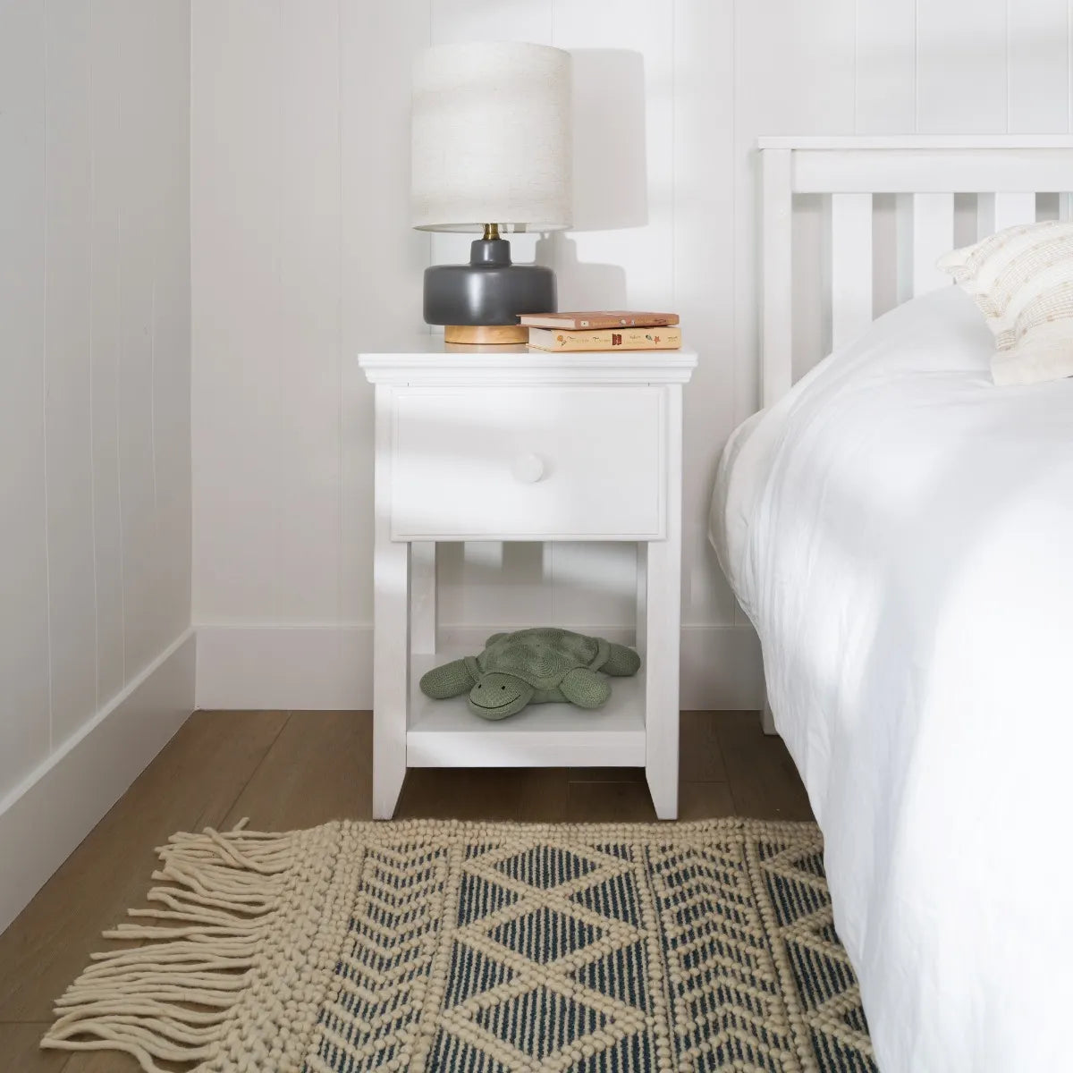 Naturepedic Savona Kids FSC Certified Oak Nightstand- Bambi Baby