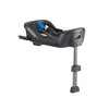Black Nuna PIPA Infant Car Seat Base with Steel Support Leg - Side View | Bambi Baby