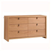 Natart Linea Double Dresser - Natural Oak