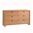 Natart Linea Double Dresser - Natural Oak - Bambi Baby