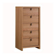Natart Linea 5 Drawer Lingerie Chest - Natural Oak - Bambi Baby