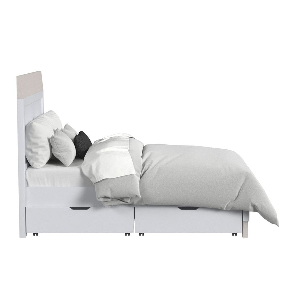 Westwood Rowan Youth Complete Full Bed in Ash Linen- Bambi Baby