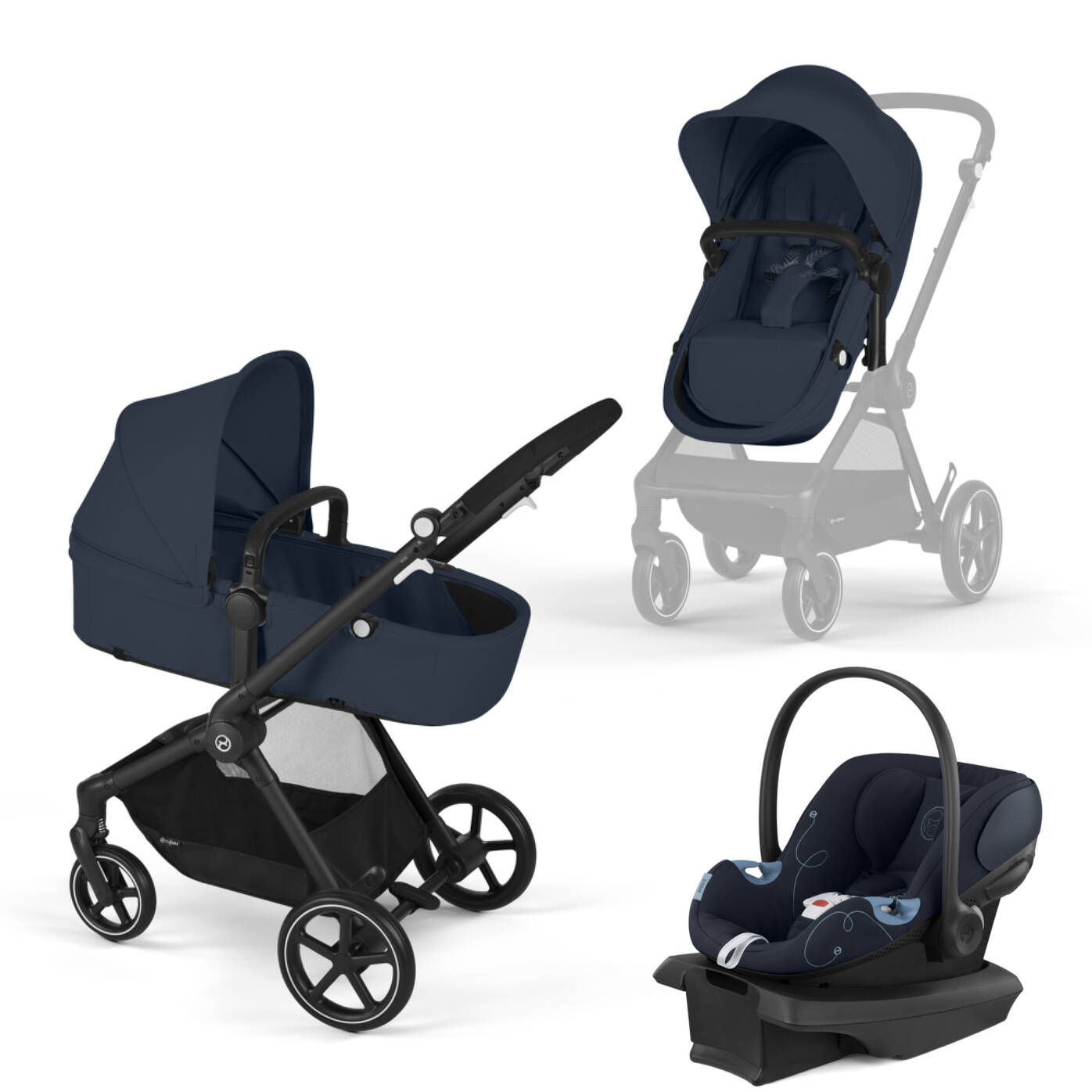 CYBEX Eos and Aton G Travel System R- Bambi Baby