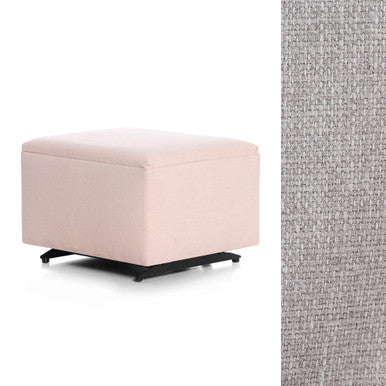 Oilo Glider Ottoman in HP Platinum- Bambi Baby