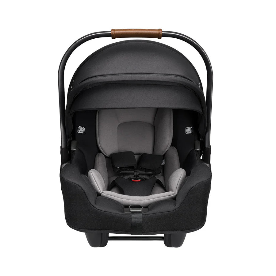Nuna PIPA RX Infant Car Seat + PIPA RELX Base - Caviar- Bambi Baby