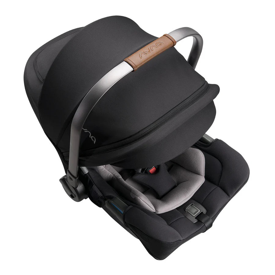 Nuna PIPA RX Infant Car Seat + PIPA RELX Base - Caviar- Bambi Baby