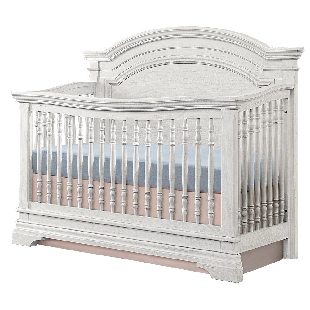 Berço arqueado Westwood Olivia em branco escovado- Bambi Baby