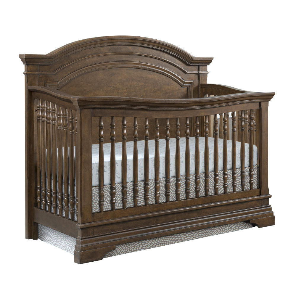 Westwood Olivia 2 Piece Nursery Set - Arched Crib and 6 Drawer Dresser in Rosewood- Bambi Baby