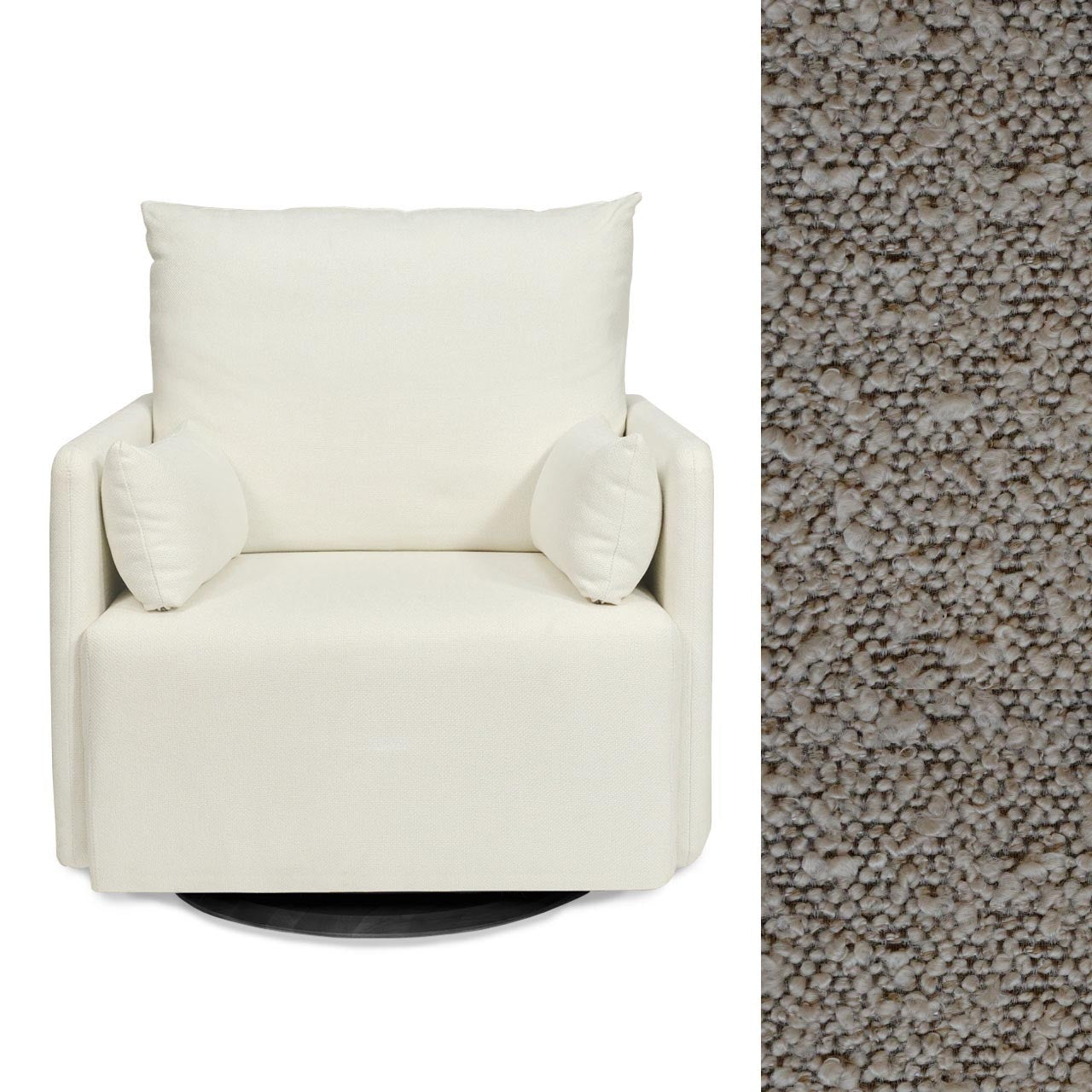 Oilo Ollie Recliner com potência em HP Boucle Carmel- Bambi Baby