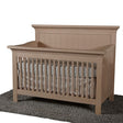 Pali Varese Convertible Crib - Straight leg With Wood Panel Vertical Lines - Bambi Baby