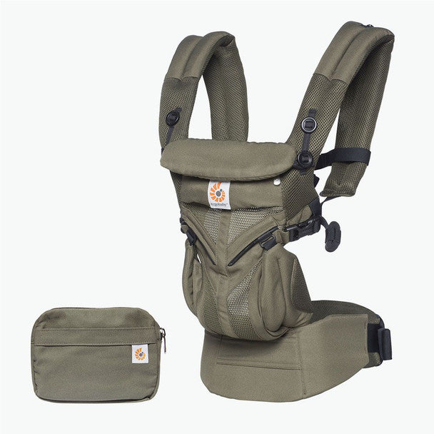 Ergobaby Omni 360 Cool Air Mesh in Khaki Green- Bambi Baby
