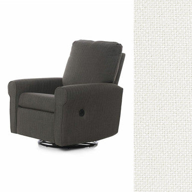 Oilo Orly Recliner w/ Power in HP Whisper Cloud- Bambi Baby