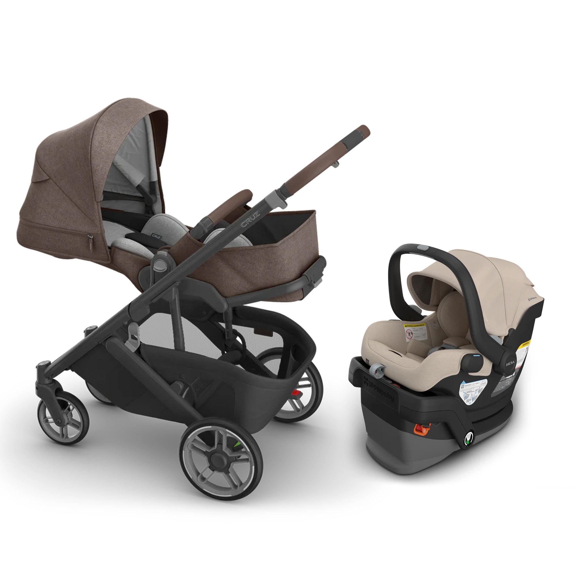 UPPAbaby Cruz V3 + Mesa V3 Travel System- Bambi Baby