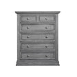Oxford Baby Glenbrook Collection 5 Drawer Chest in Graphite Gray - Bambi Baby