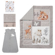 Lambs & Ivy Painted Forest 4-Piece Bedding Set - Bambi Baby