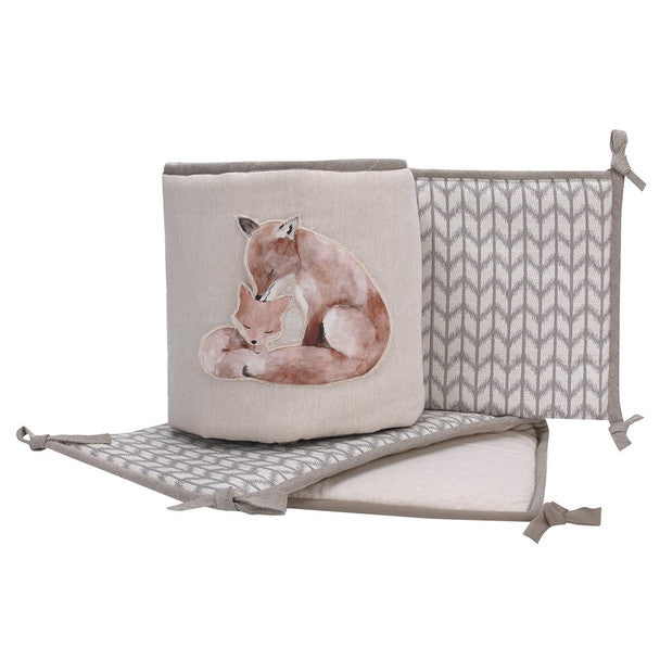 Parachoques de bosque pintado de Lambs &amp; Ivy- Bambi Baby