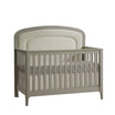 Cuna Natart Palo para cama doble con panel tapizado Boucle Beige