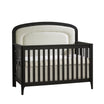 Cuna Natart Palo para cama doble con panel tapizado Boucle Beige