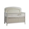 Cuna Natart Palo para cama doble con panel tapizado Boucle Beige