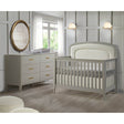 Cuna Natart Palo para cama doble con panel tapizado Boucle Beige - Bambi Baby