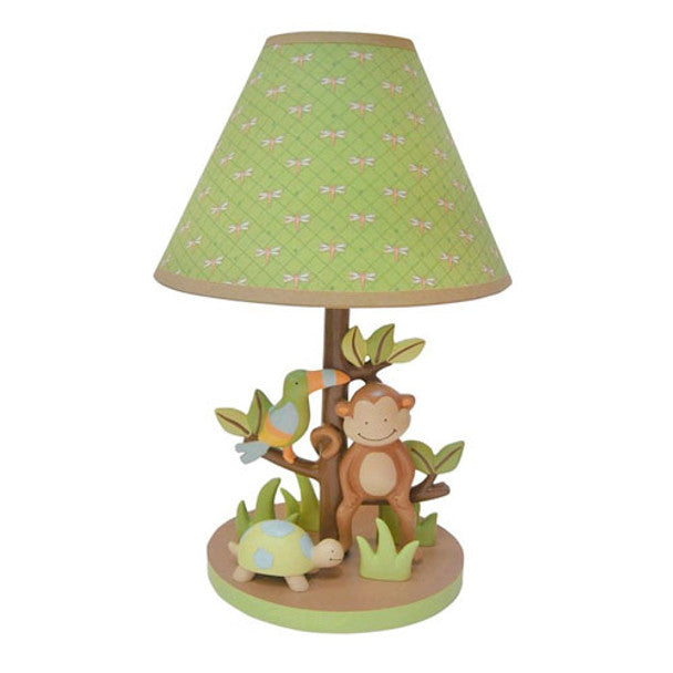 Lambs & Ivy Papagayo Collection Lamp with Shade and Bulb- Bambi Baby