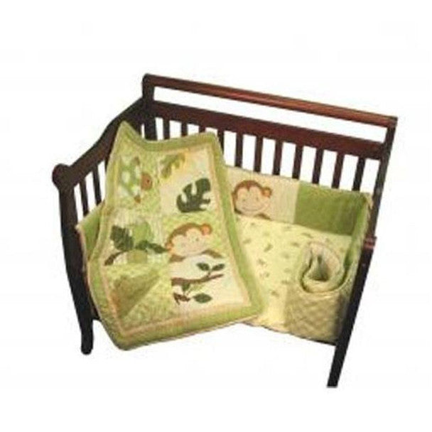 Juego de cuna mini de la colección Lambs &amp; Ivy Papagayo- Bambi Baby
