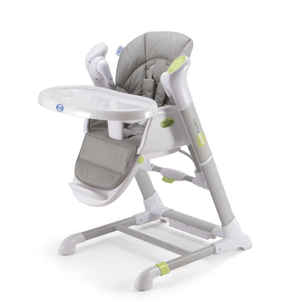 Silla alta y columpio Pali Pappy Rock en gris perla- Bambi Baby