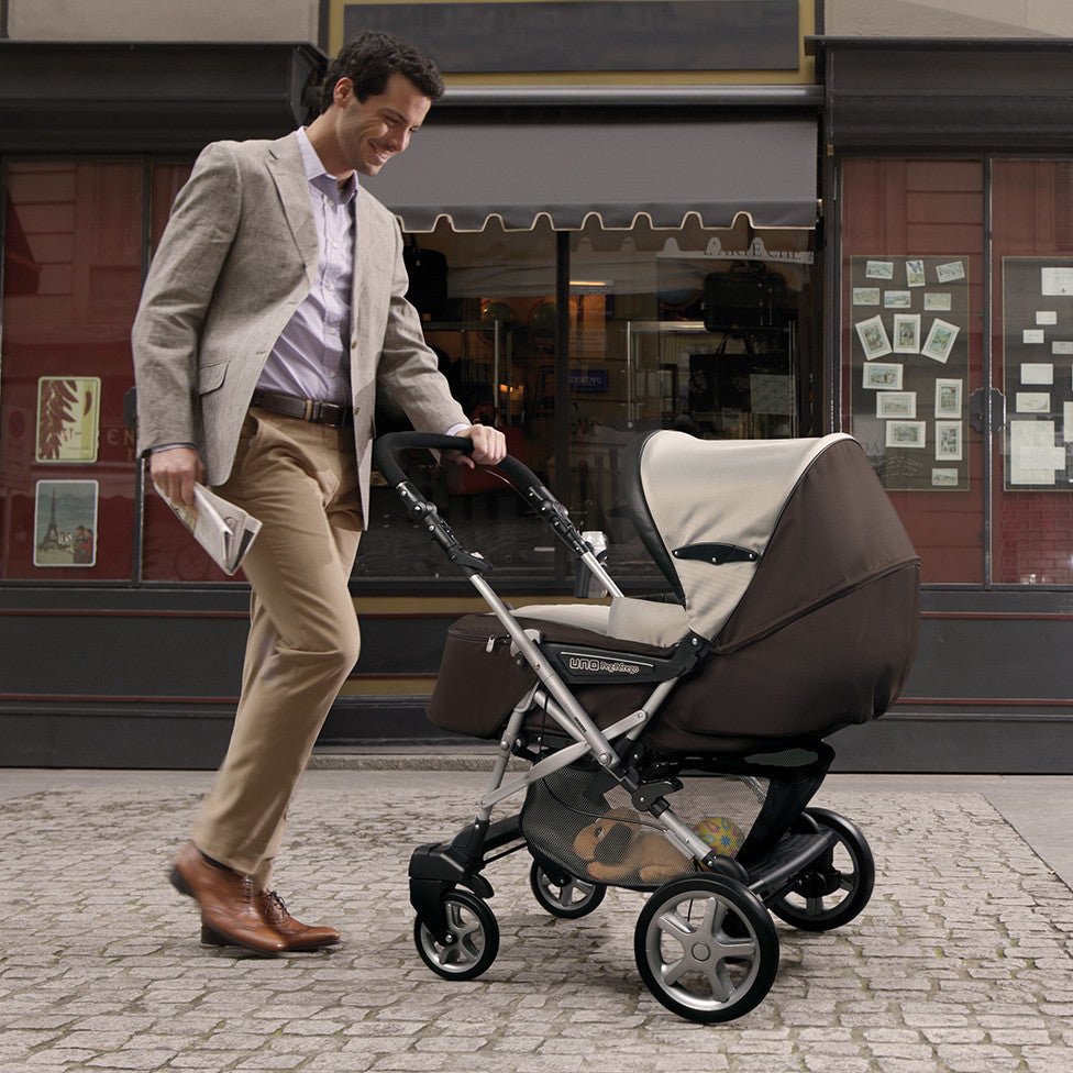 Peg Perego Uno Stroller in Denim Black- Bambi Baby