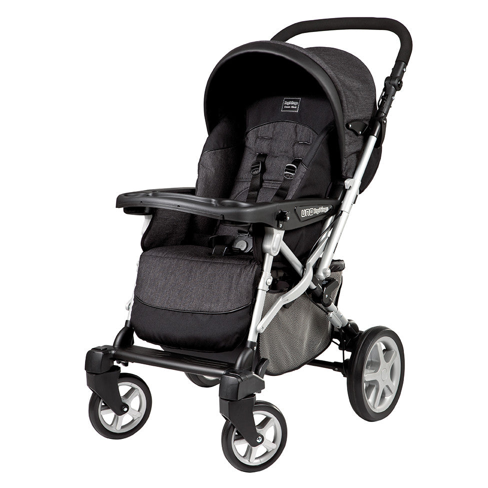Peg Perego Uno Stroller in Denim Black- Bambi Baby