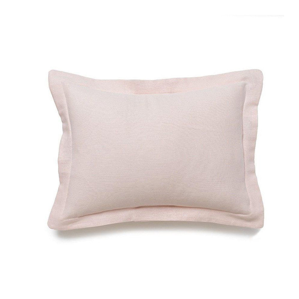 Liz and Roo Petal Pink Linen Baby Pillow Sham- Bambi Baby