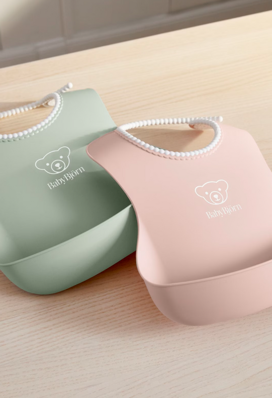 BabyBjörn Baby Bib, 2-pack- Bambi Baby