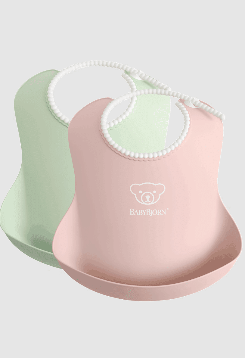 BabyBjörn Baby Bib, 2-pack- Bambi Baby