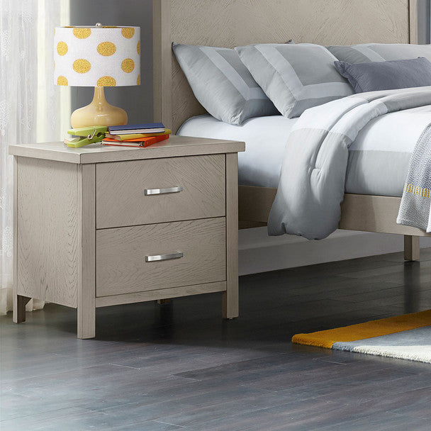 Mesa de cabeceira Oxford Baby Phoenix em carvalho envelhecido- Bambi Baby