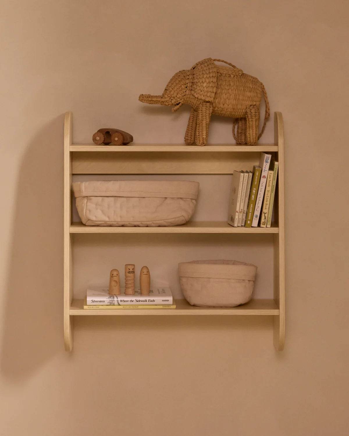 Piccalio Wall Shelf - Birch- Bambi Baby