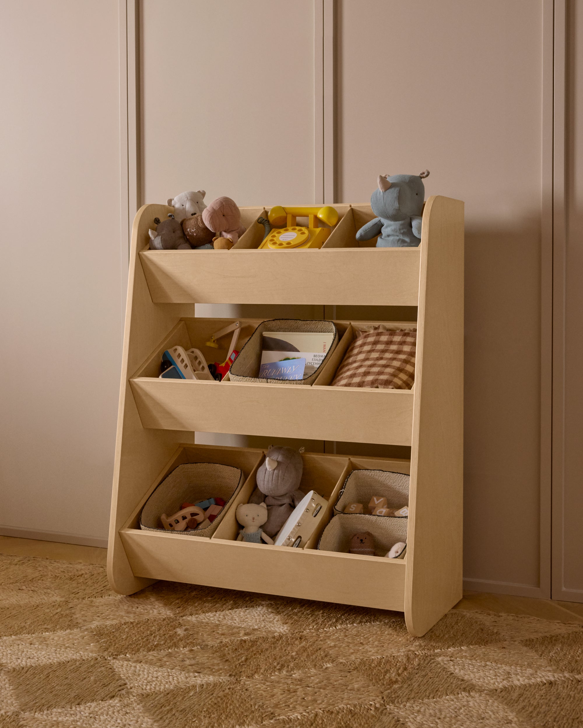 Piccalio Toy Organizer - Birch- Bambi Baby