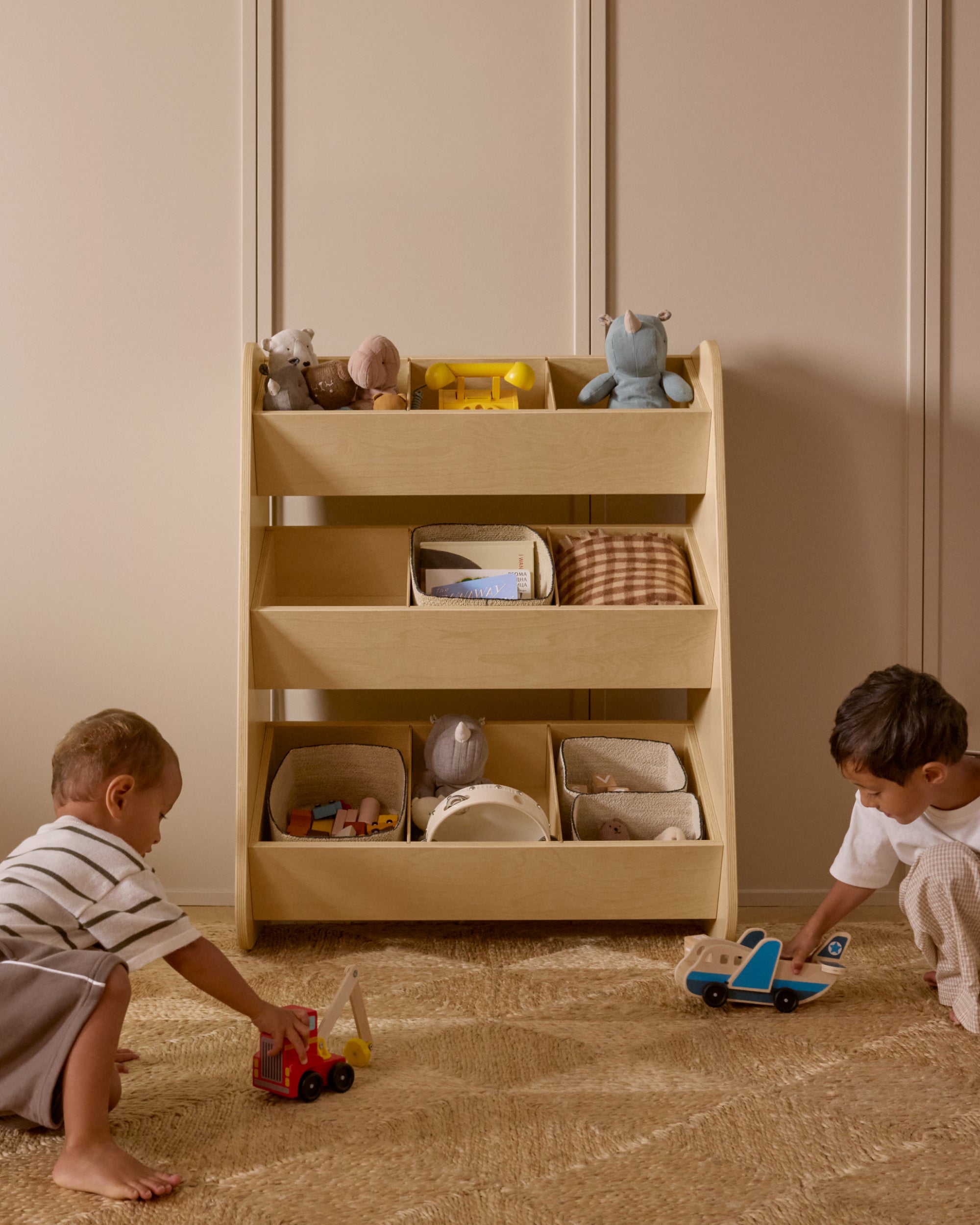 Piccalio Toy Organizer - Birch- Bambi Baby
