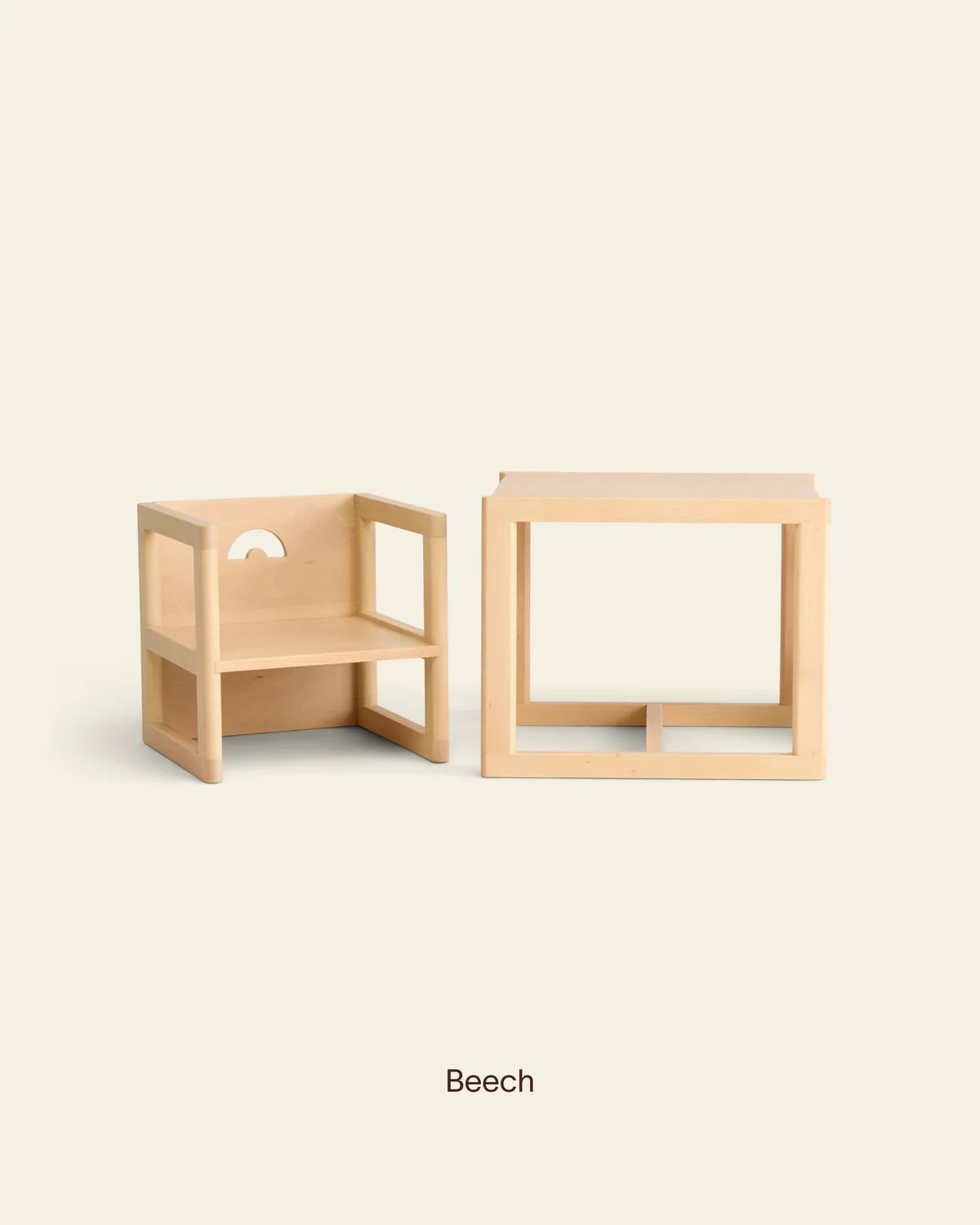 Piccalio Toddler Table and Reversible Chair Set- Bambi Baby
