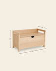Piccalio Toy Box - Oak - Bambi Baby