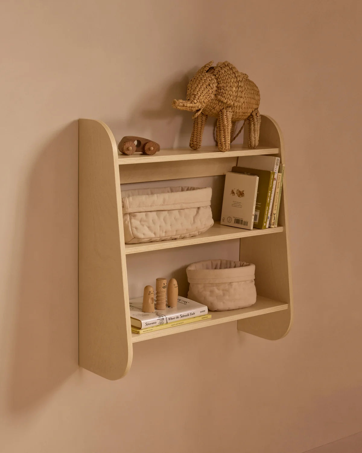 Piccalio Wall Shelf - Birch- Bambi Baby