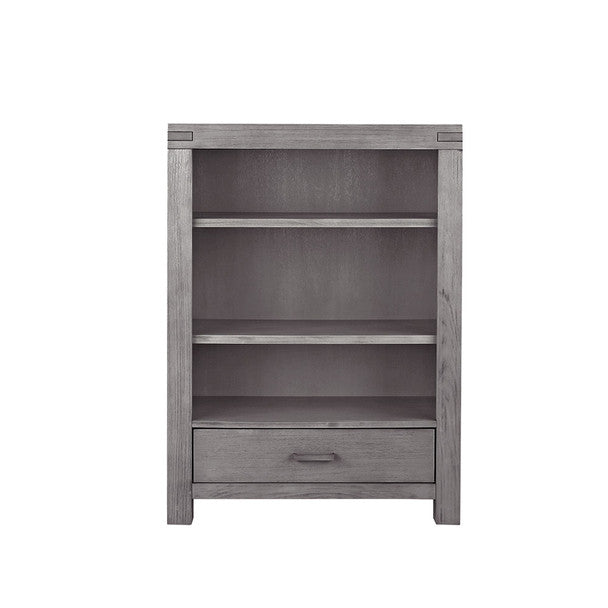 Oxford Piermont Collection Bookcase in Rustic Stonington Gray- Bambi Baby