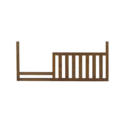 Oxford Piermont Collection Guard Rail in Rustic Farmhouse Brown- Bambi Baby