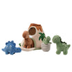 Lambs & Ivy Dino-Might Volcano Plush Toy Play Set