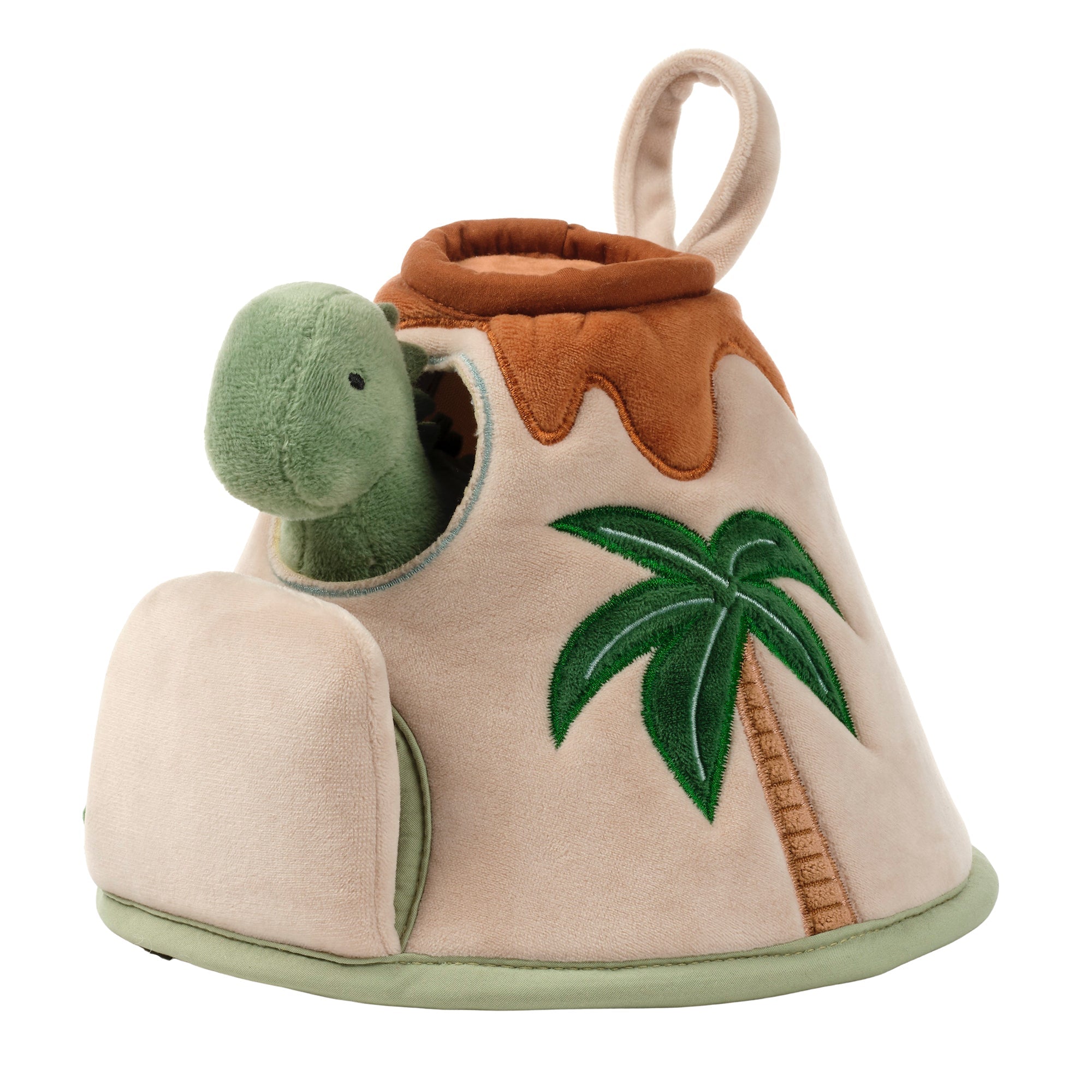 Lambs & Ivy Dino-Might Volcano Plush Toy Play Set- Bambi Baby