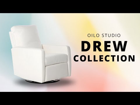 Oilo Drew Recliner w/ Power in HP Breeze Stone - Bambi Baby