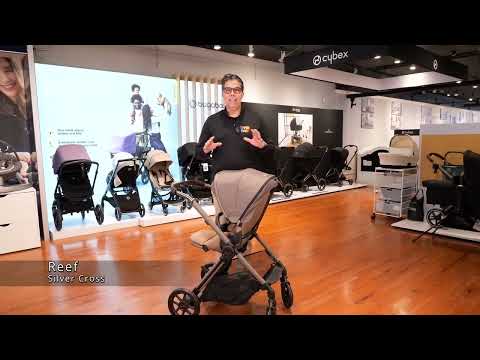 Silver Cross Reef 1 Stroller + Folding Bassinet - Neptune - Bambi Baby