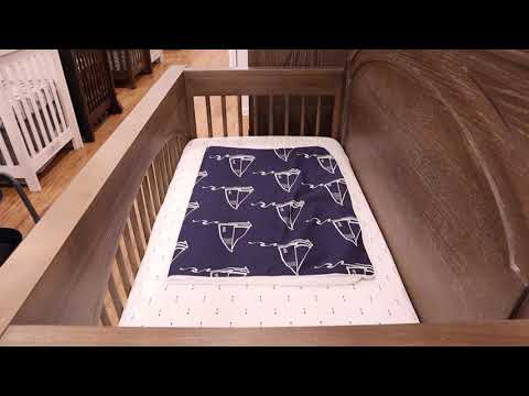 Westwood Leland Convertible Crib in Sandwash - Bambi Baby