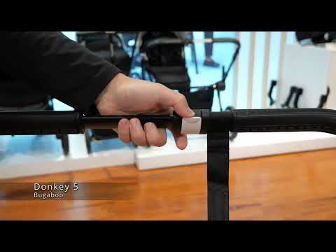 Bugaboo Donkey 5 Base 2023 em grafite/preto meia-noite - Bambi Baby