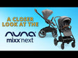 Nuna MIXX Next Stroller w/ Magnetic Buckle + PIPA RX Infant Car Seat Travel System - Bambi Baby