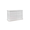 White Wood Sorelle Primo Double Dresser - Front View Nursery Furniture | Bambi Baby