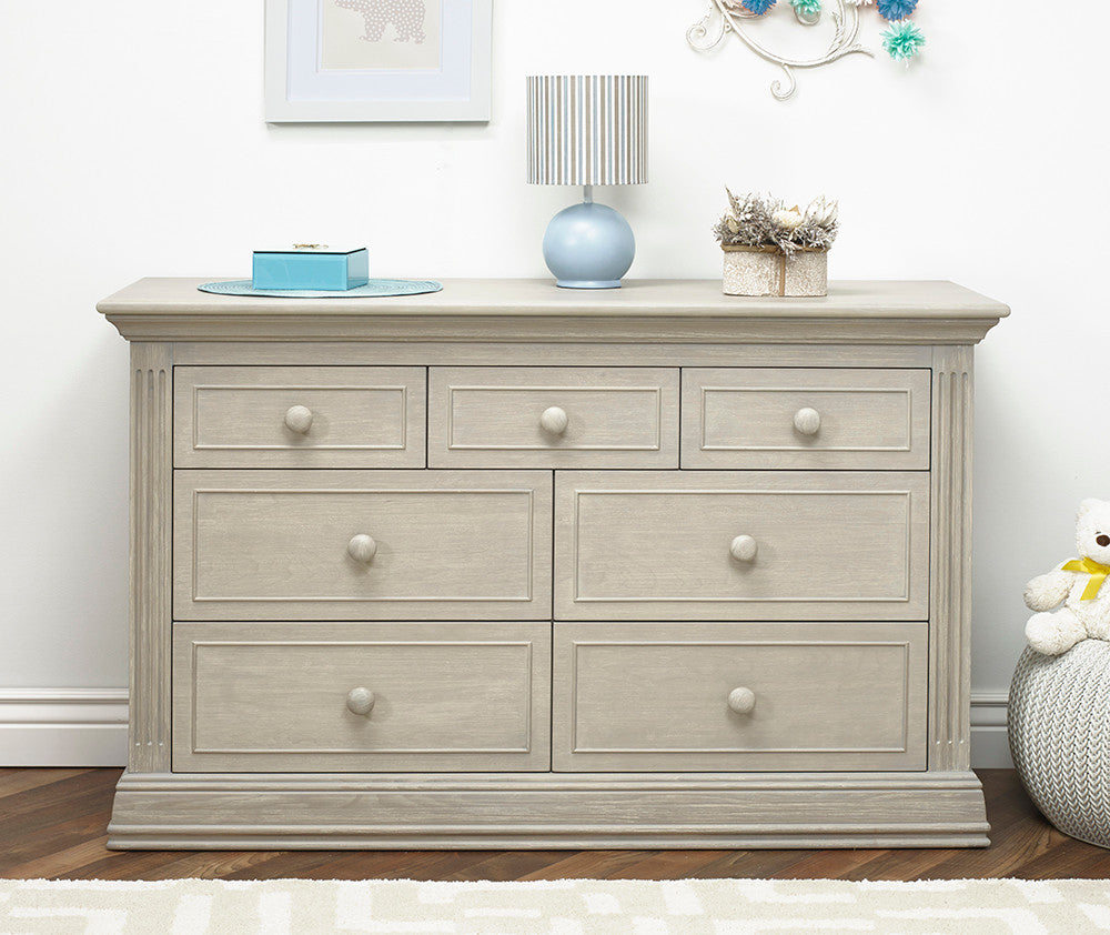 Sorelle Providence Double Dresser in Heritage Fog Bambi Baby